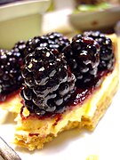 Mexican blackberry tart