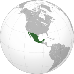 Localização do México