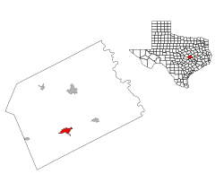 Comté de Milam Rockdale.svg