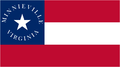 Unofficial flag of Minnieville, Virginia