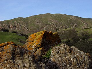 Mission Peak mountain in United States of America