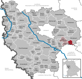 Kaart van Mitteleschenbach