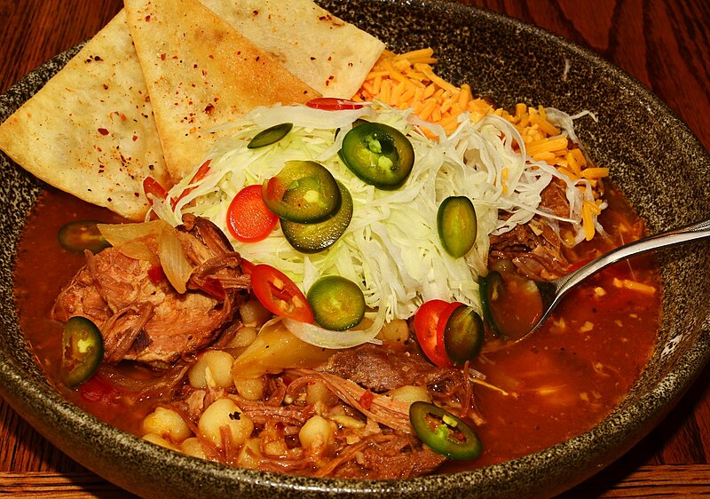 File:Mmm... posole and some garnishes (6261410735).jpg