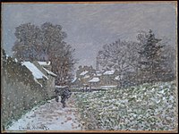 Snow at Argenteuil Monet - Snow at Argenteuil, about 1874.jpg