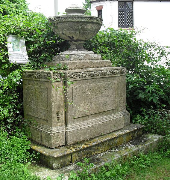 File:Monument to Anna Maria Crouch, St Nicholas' Church, Brighton (NHLE Code 1380392).jpg