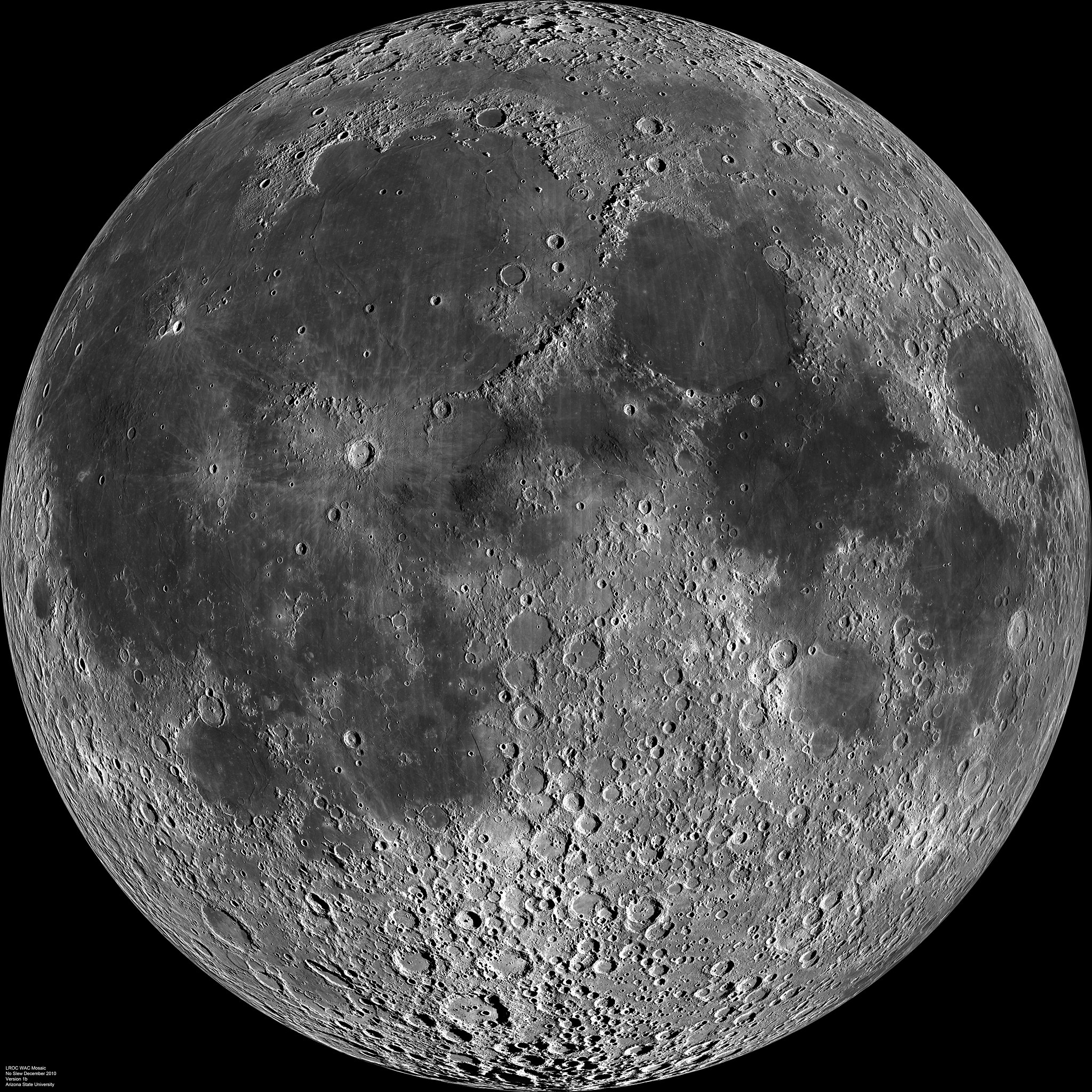 Des images de la Lune à ultrahaute résolution, capturées à l'aide d'un  radar moins puissant qu'un four à micro-ondes