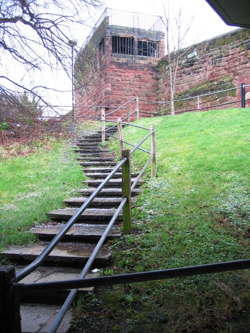 Morgan's Mount, a Royalist gun platform which was part of Chester's defences in 1645