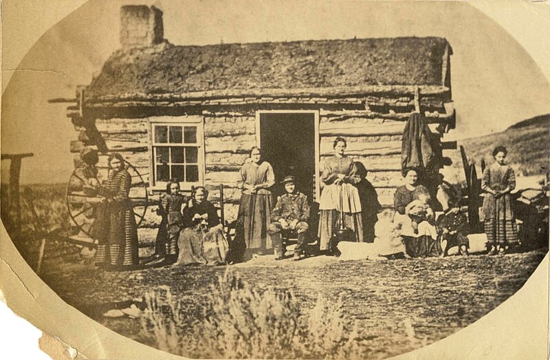 File:Mormon Family (Russell's Polygamy in Low Life).jpg