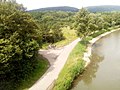 Der Mosel-Radweg in Höhe Konz