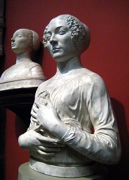 File:Museo pushkin, calchi, verrocchio, dama col mazzolino 2.jpg