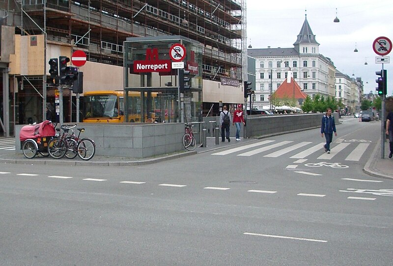 File:Nørreport Metro station entrance.jpg