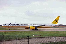 Un Boeing 757-300 de Condor
