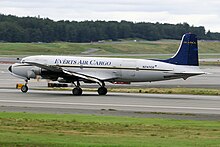 Everts Air Cargo Douglas DC-6 N747CE (32430924578).jpg