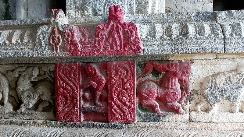 File:NARASIMHA CARVED IN THE MARRIAGE HALL OF RANI FORT.jpg
