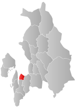 Oppegård within Akershus