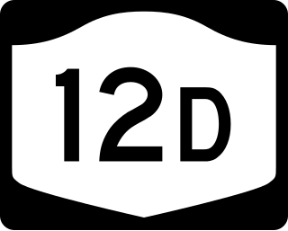 <span class="mw-page-title-main">New York State Route 12D</span> North–south state highway located in the northern part of New York in the United States