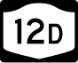 New York State Route 12D signo