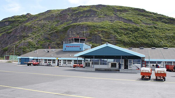 The Narsarsuaq Airport.