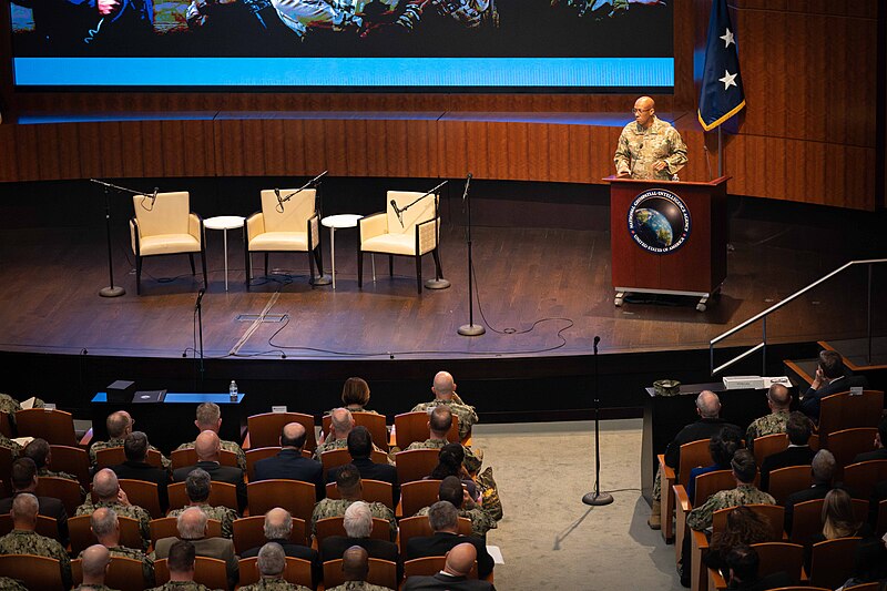 File:Navy Flag Officer and Senior Executive Service (NFOSES) symposium at the National Geospatial-Intelligence Agency in Springfield, Virginia on March 12, 2024 - 9.jpg