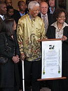Mandela en 2008