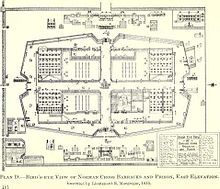 Plan of Norman Cross Prison. Norman Cross plan.jpg