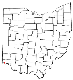 Location of Addyston, Ohio