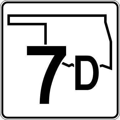 File:Oklahoma State Highway 7D.svg