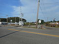 Orchard Avenue crosses the LIRR Montauk Branch in Hagerman, New York.