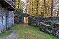 English: Portal at the folwark northwest of the castle ruin Deutsch: Portal zum Vorwerkkomplex nordwestlich der Burgruine