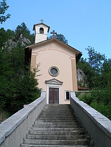 Santuario della Madonna Addolorata, nella frazione di Barcesino.