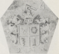 Painting of the genealogical coat of arms of Franciszek Maj (separate painting)