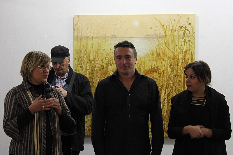 File:Paintings Exhibition D.A.R. Alexey Khatskevich Y-Gallery 5.09.2013 01.JPG
