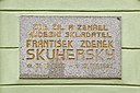 Pamětní deska F. Z. Skuherského