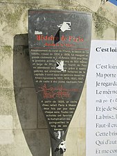 Panneau Histoire de Paris « Bassin de la Villette »