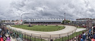 Panoramica dello stadio Giovanni Mari durante il Palio di Legnano 2016