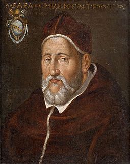 Pope Clement VIII Head of the Catholic Church and ruler of the Papal States (1536–1605) (r. 1592–1605)