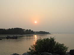 Mouth of the Mahanadi near Paradeep