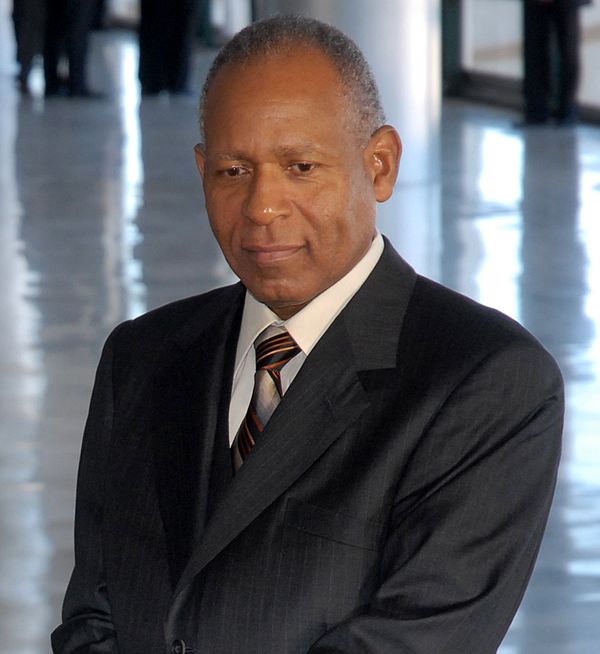 Patrick Manning, the fourth Prime Minister of Trinidad and Tobago (1991–1995; 2001–2010) and third leader of the People's National Movement
