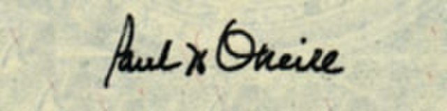 H paul. Neill Signature. John w Paul h.