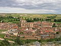 Vista de Peñaranda de Duero desde el castillo. Por Ecelan.