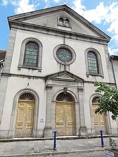 Phalsbourg (Moselle) synagogue, façade.jpg