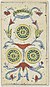 Piedmontese tarot deck - Solesio - 1865 - 3 of Coins.jpg