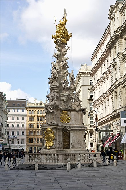 Plague Column (Pestsäule), Am Graben