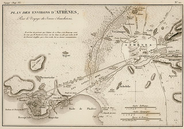 File:Plan des Environs d'Athènes, pour le voyage du jeune ...
