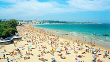 The beach of Sardinero, Santander, Spain Playa Sardinero - Santander - Spain.jpg