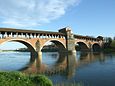 Ponte Coperto di Pavia (pont couvert de Pavie), Ponte Vecchio (pont vieux)