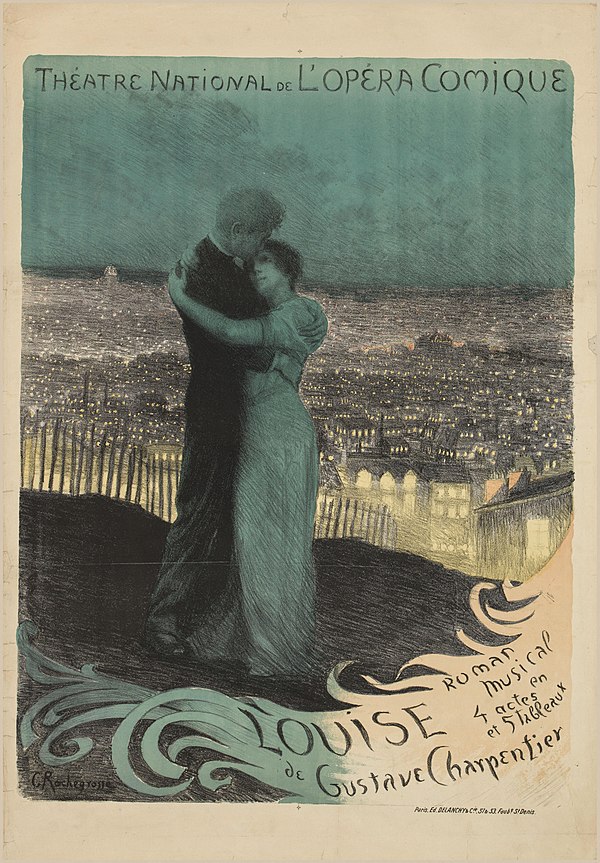 Poster by Rochegrosse for the opera's premiere