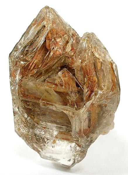 Unusual, doubly terminated quartz crystal with clay inclusions, found in Avery County, which is well known for producing quartz specimens.