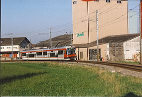 Tramo Berno-Soloturno en Fraubrunnen