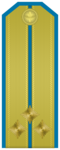 Rank insignia of Старши лейтенант of the Bulgarian Air forces.png